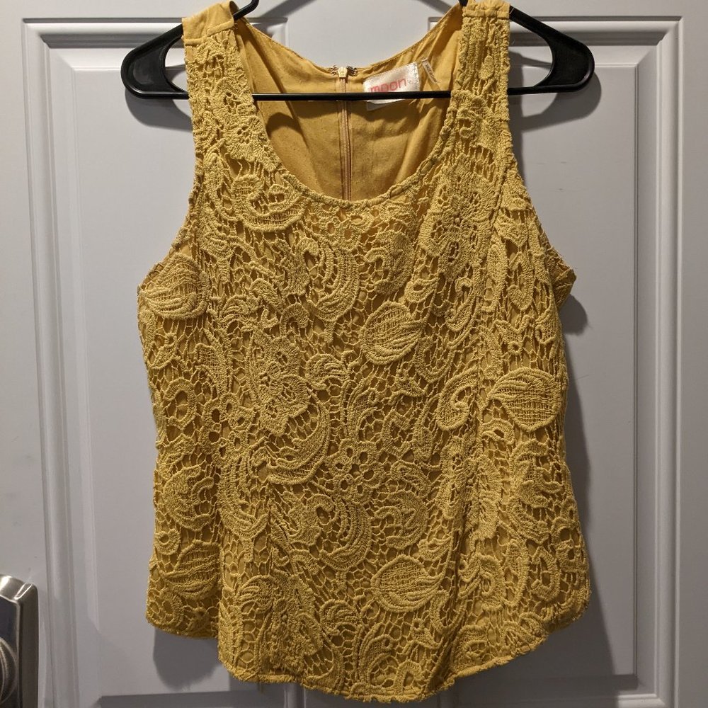 Chic Crocheted Corset Style Top